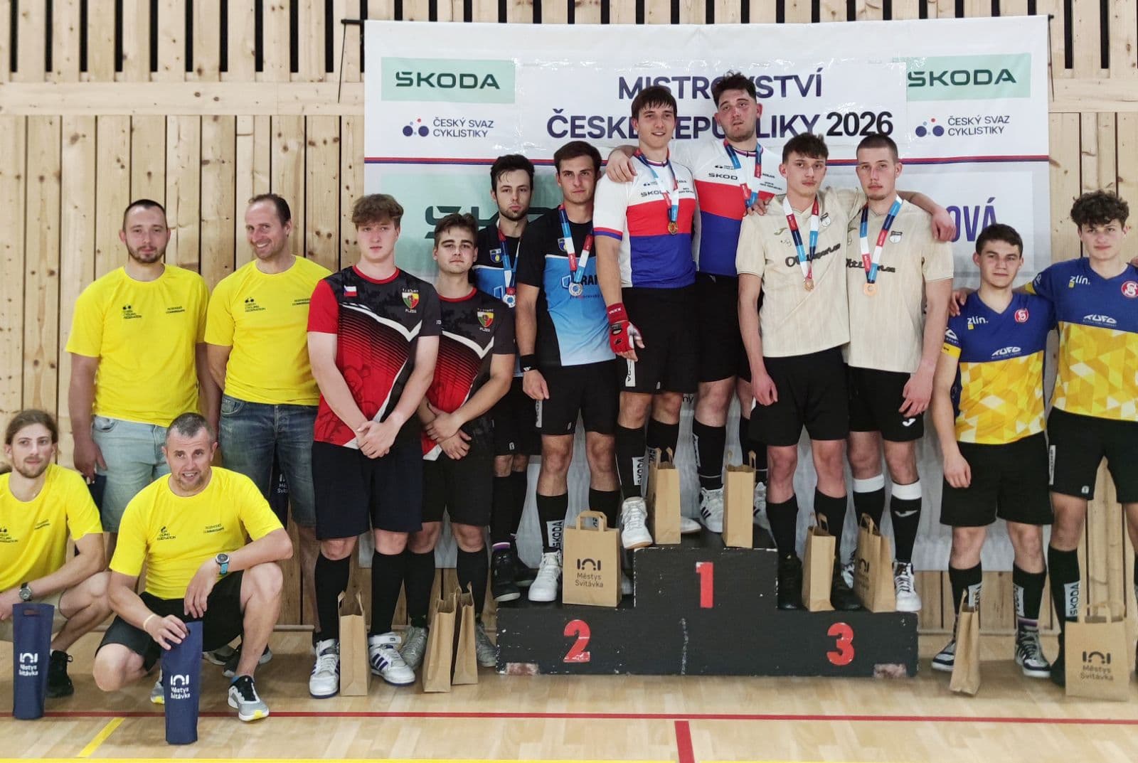 Stříbrná medaile z Mistrovství ČR U23 pro Konečného a Šabatu